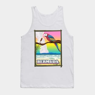 Bermuda travel poster. Tank Top